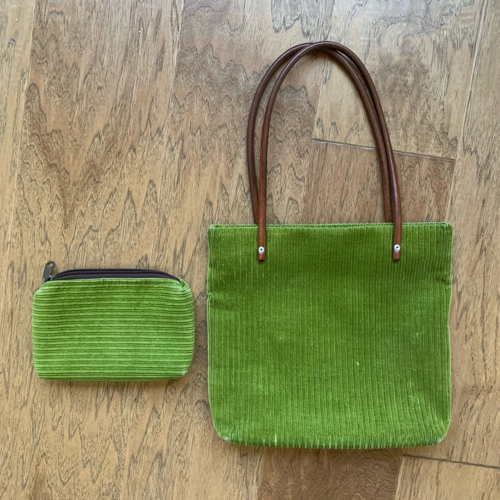 Elaine Arsenault handmade small tote bag and change purse